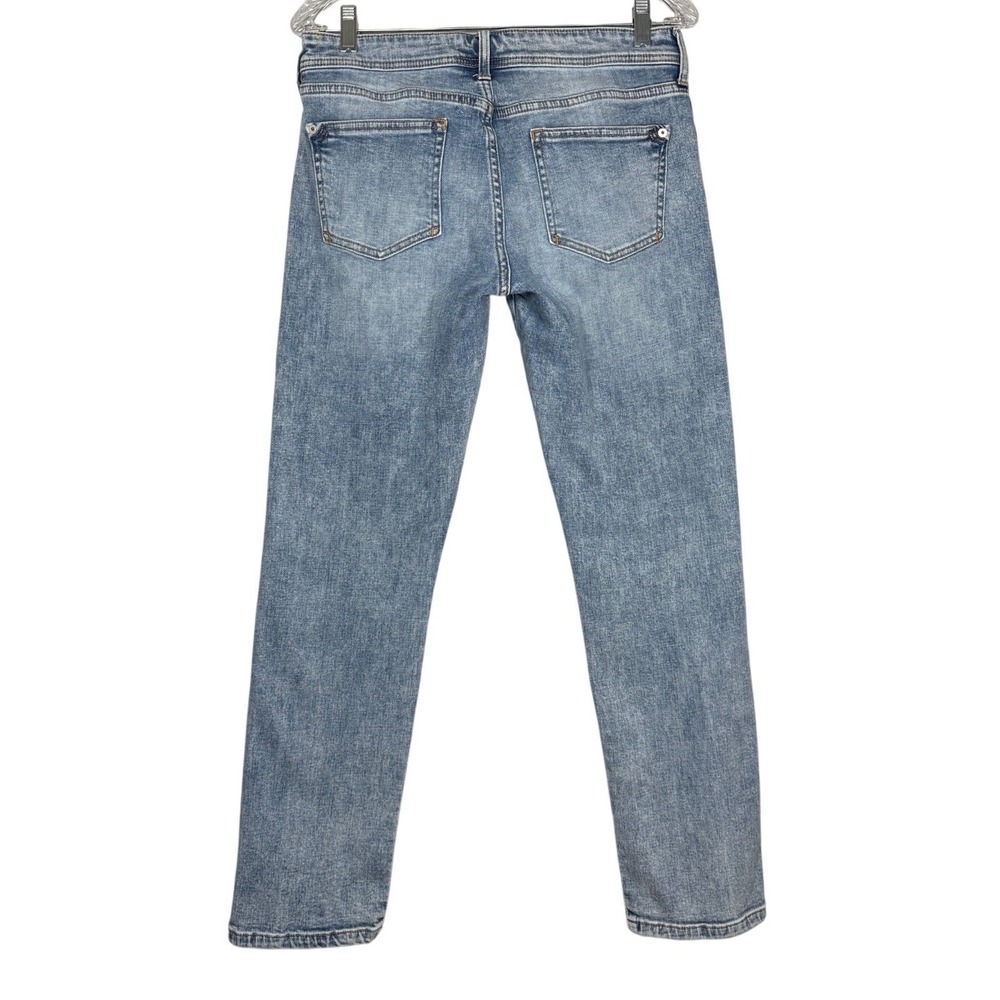 PILCRO Anthropologie Slim Boyfriend Jeans, Camo Side Trim Details, Size 27 - Picture 3 of 11